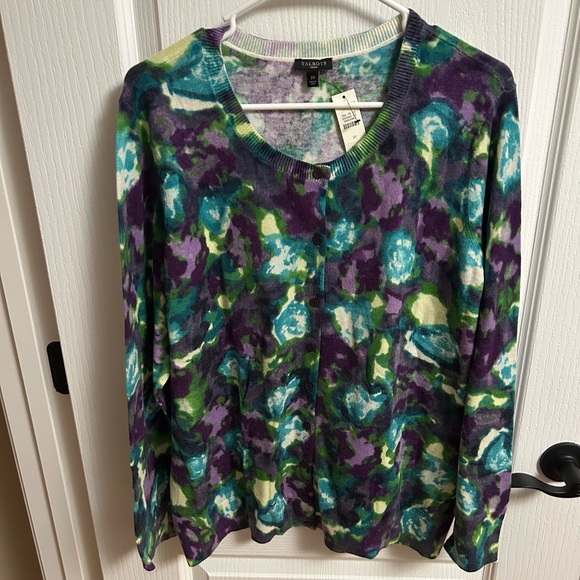 Talbots Sweaters - Talbots Women's Multicolor Cardigan Sweater